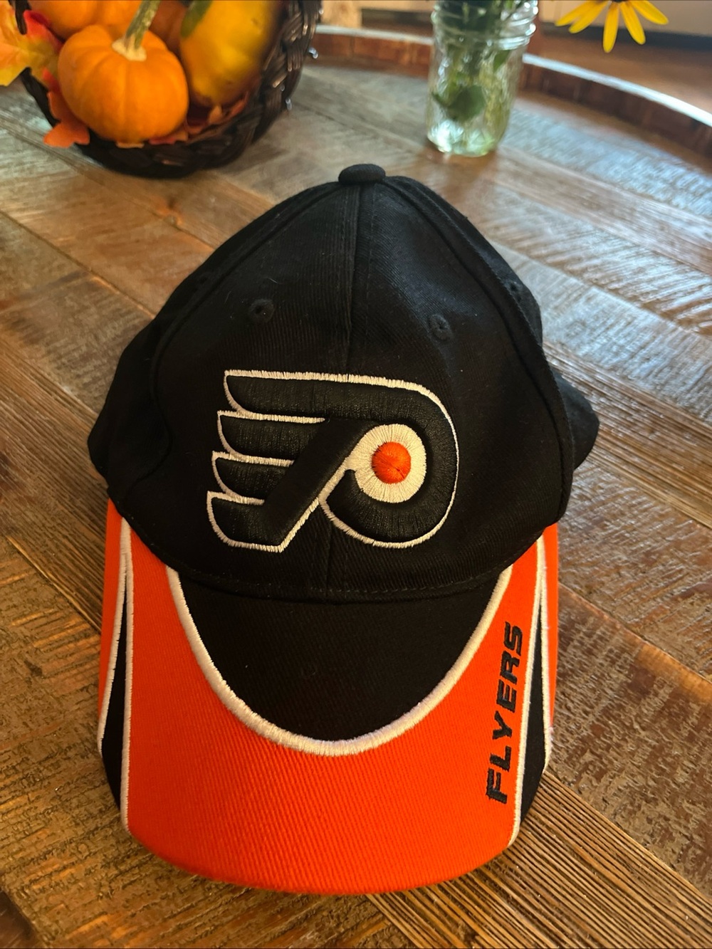 Philadelphia Flyers Black and Orange Fitted Cap Fan Favorites